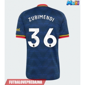 Lacne Muži Futbalové dres Arsenal Martin Zubimendi #36 2026-27 Krátky Rukáv - Preč